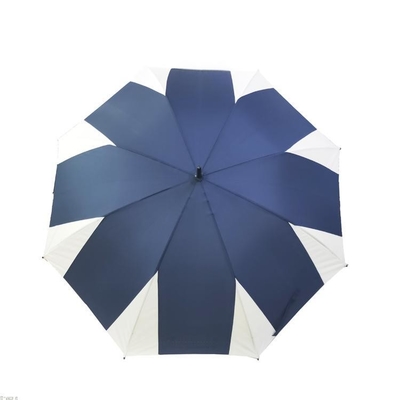 Polyester / Pongee Stoff Firmenmarken Golfschirme mit Plastikgriff