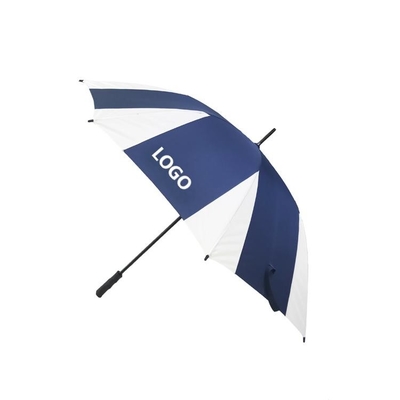 Polyester / Pongee Stoff Firmenmarken Golfschirme mit Plastikgriff