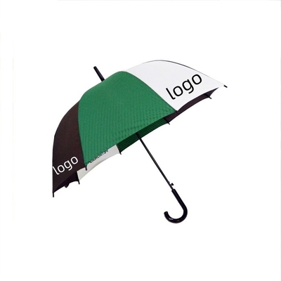 27 Zoll x 8k Schwarz Matt Glasfaserrahmen Golf Regenschirm Werbung Regenschirm Farbe Stich Logo angepasst