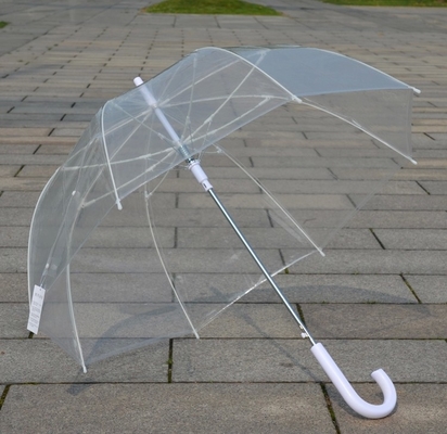 Durchsichtige Regenschirme Glasfaser Rippen für Männer Frauen