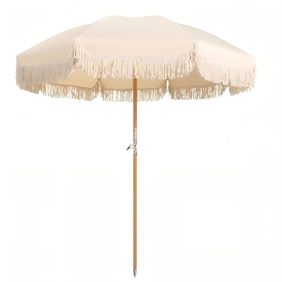 Gewebe UV Strandschirm Sonnenschutz 210T Oxford Stoff mit Silberbeschichtung akzeptables Logo