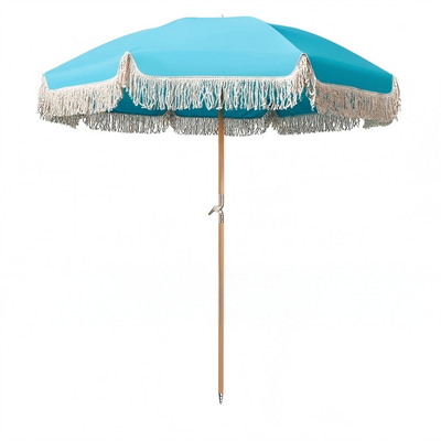 Gewebe UV Strandschirm Sonnenschutz 210T Oxford Stoff mit Silberbeschichtung akzeptables Logo
