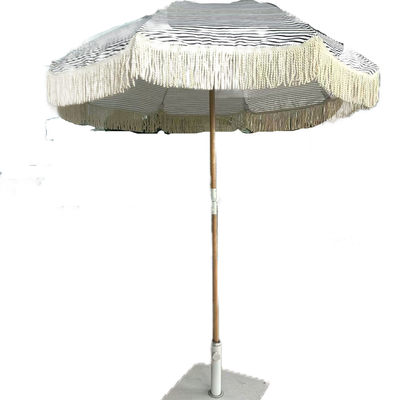 Gewebe UV Strandschirm Sonnenschutz 210T Oxford Stoff mit Silberbeschichtung akzeptables Logo