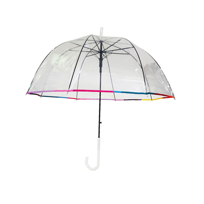 PVC-Strahlschirm in Form einer Kuppel mit Glasfaserribben
