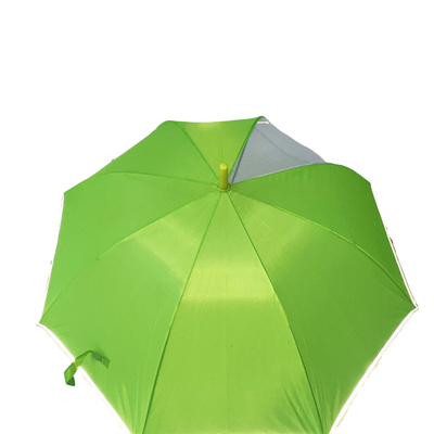 2025 Sicherheit Kinder Regenschirm Neues Design OEM Kuppel wasserdicht reflektierender Streifen