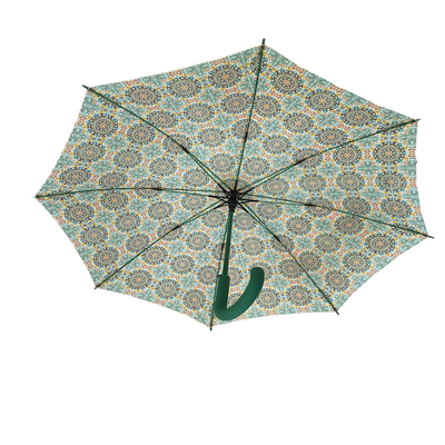 Gummierte Handgriffe Auto-Offenen Schließen Regenschirm für Hot Promotion in 190T Pongee Stoff