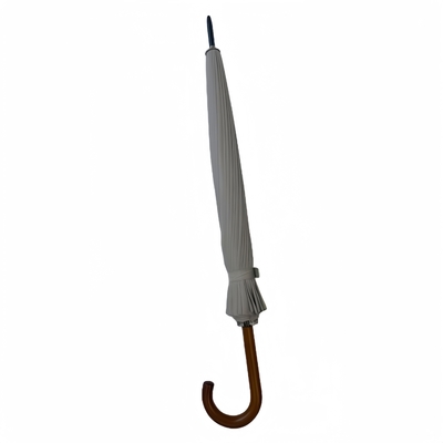 23 Zoll Super Winddichtes Holzgriff-Schirm mit 190 Tonnen Pongee Stoff 24 Rippen und 104cm offener Durchmesser