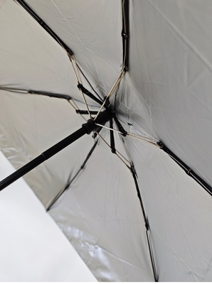 5-fach Kompakt-Golfschirm 19 Zoll UV50+ silberbeschichtet