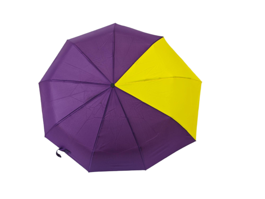 Kreativ 23 Zoll unregelmäßige Spezialform -Falten -Regenschirm