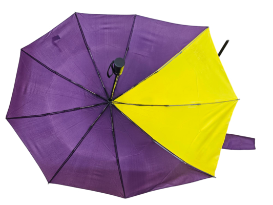 Kreativ 23 Zoll unregelmäßige Spezialform -Falten -Regenschirm