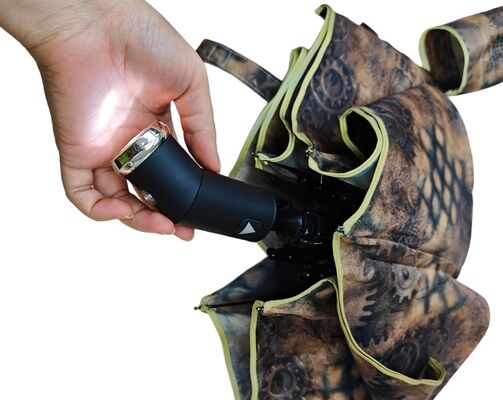 LED-beleuchtete automatische Öffnung/Schließung von Sicherheitsschirmen mit reflektierendem Streifen für die Nachtsichtbarkeit