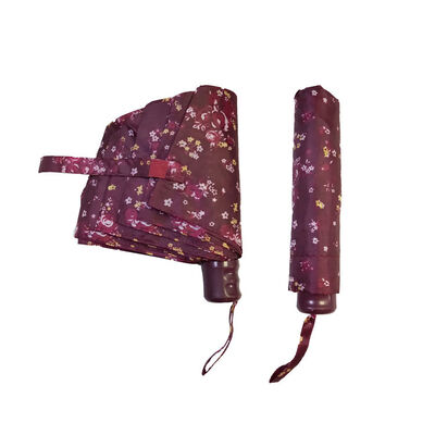 Wasserdicht klappbarer Regenschirm Kompaktes Design Tragegehäuse mit leichter tragbarer Reise-Schutz