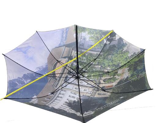 Metall- und Glasfaserrahmen Personalisierte Werbe- und Golfschirme Custom gedruckte Schirme für Unternehmensgeschenklösungen