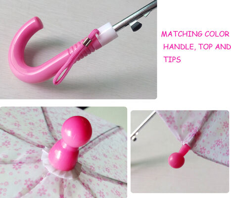 Kleiner Regenschirm für Kinder mit einem Öffnungsdurchmesser von weniger als 90 cm, inklusive Kunststoffgriff, Metallgestell und Metallschaft, perfekt für den täglichen Gebrauch