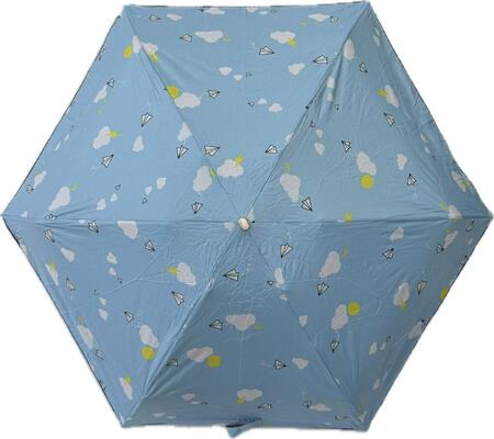 Classic Windproof 5-Fold Manual Umbrella, Black Coated Canopy, Business Gift with Custom Printing