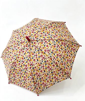 Blumenmädchen Süßer Kompakter Kinderregenschirm mit individuellem Logoaufdruck und 69cm Öffnungsdurchmesser für Schule und Camping