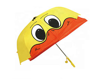 Gelbes 3D scherzt Enten-Regenschirm, die Enten-Regenschirm-starken den Wind beständigen der Kinder