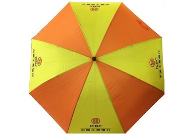 Griff-offene Frühlings-fördernde Golf-Regenschirm-windundurchlässige Art 30 Zoll