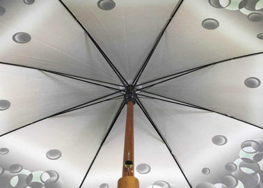 UVschutz-hölzerner Stock-Regenschirm, klassischer Regenschirm-Holzgriff