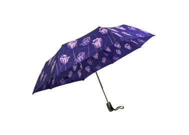 Siebdruck-Druckfalten-wegregenschirm, leichter faltender Regenschirm