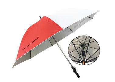 105cm Regenschirm mit Usb-Ladegerät, abkühlender Regenschirm mit dem UV Ventilator schützen Pover