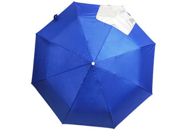 Fertigen Sie Falten-Drucksiebdruck des Taschen-kreativer Regenschirm-UVschutz-3 besonders an