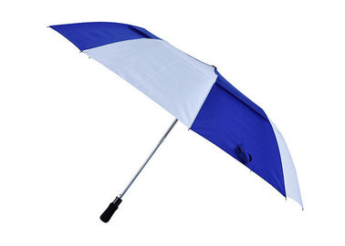 Großer automatischer kompakter kundengebundener Entwurf Golf-Regenschirm-Doppelschicht EVA Griff