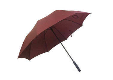 Windundurchlässiger enormer Golf-Regenschirm kundengebundener Logo-Entwurf für Sturm-starke Winde