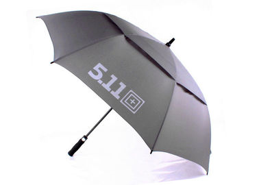 Schwarze Förderung 30 Zoll gelüfteter Golf-Regenschirm, großer Golf-Regenschirm windundurchlässig