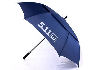 Schwarze Förderung 30 Zoll gelüfteter Golf-Regenschirm, großer Golf-Regenschirm windundurchlässig