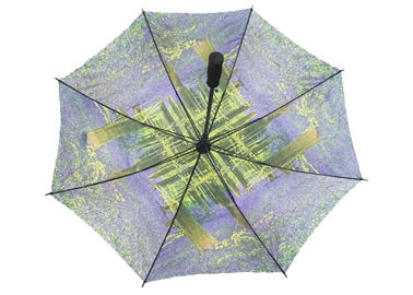 Kleiner Digital Druckauto-offener Golf-Regenschirm, starker Golf-Regenschirm EVA-Griff