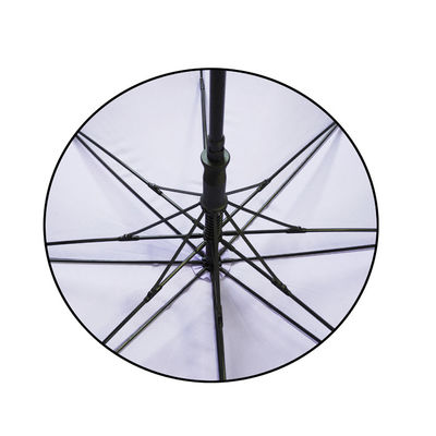 Offener automatischer Hochleistungsgolf-Regenschirm des Durchmesser-130cm halb