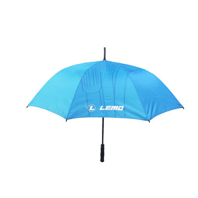 Windundurchlässiges 19 Metall des Zoll-6 versieht kompakten Golf-Regenschirm mit Rippen