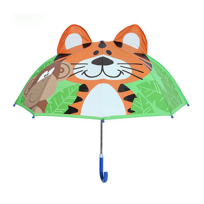 Netter tierischer manueller Abschluss BV scherzt kompakten Regenschirm
