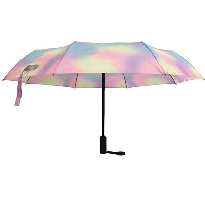 Doppeltes Fiberglas versieht faltbaren Regenschirm Durchmessers 93cm mit Rippen