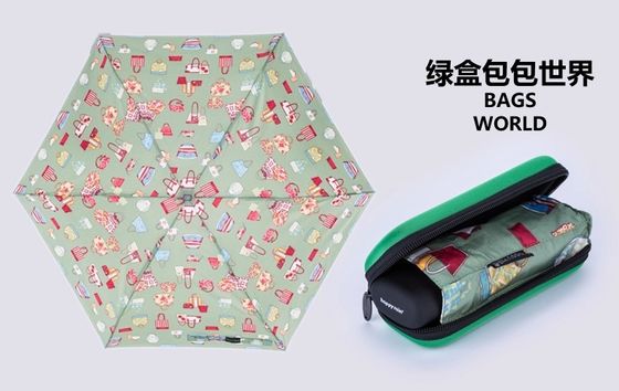 Kleiner wasserdichter faltbarer Regenschirm für Frauen