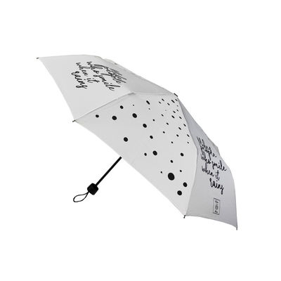 8 Rippen-offener Selbstabschluß Mini Folding Umbrella Digital Printing mit Einkaufstasche