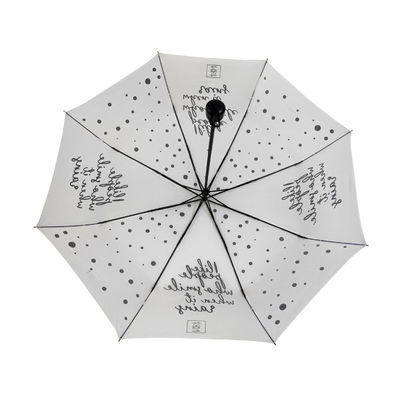 8 Rippen-offener Selbstabschluß Mini Folding Umbrella Digital Printing mit Einkaufstasche