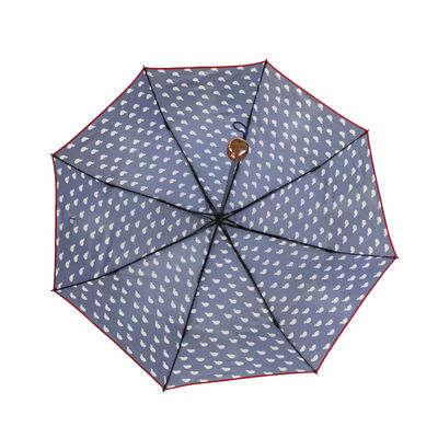 Siebdruck, der Handbuch-den offenen 3 Falten-Regenschirm mit Mode-Entwurf druckt