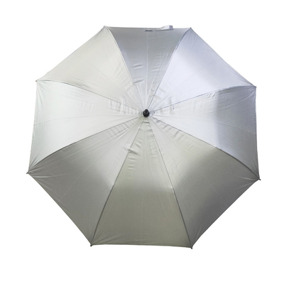 25 windundurchlässiger gerader Griff-Regenschirm des Zoll-8K mit Fiberglas-Rahmen