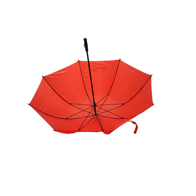BSCI-fördernder Druckgolf-Regenschirm mit 8mm Metallwelle