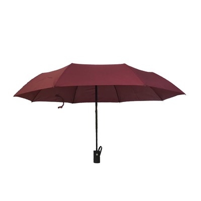 Windundurchlässiger faltbarer Rohseide-Geschäfts-Regenschirm für Männer und Frauen