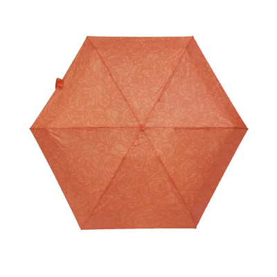 Windundurchlässiges Fiberglas 5 faltender Mini Pocket Umbrella With EVA Case