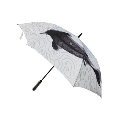 BV-Zustimmungs-Gewohnheit druckte Rohseide-automatische Golf-Regenschirme
