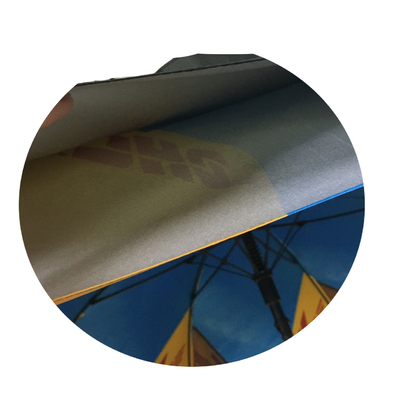 Rohseide-Doppelschicht-Golf-Regenschirm des Durchmesser-130CM windundurchlässiger RPET