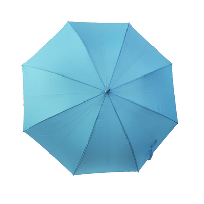 Gerader wasserdichter Rohseide-Regenschirm Soems mit Aluminiumgriff