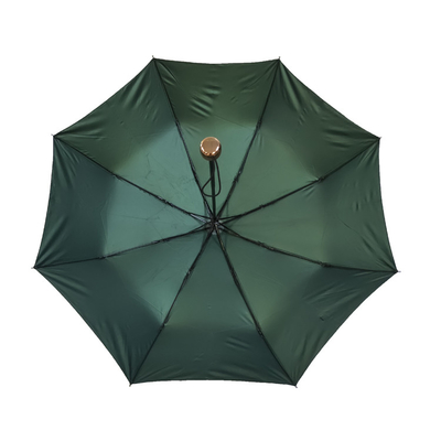 Faltender schützender UVregenschirm der Rohseide-windundurchlässige 3 für Männer