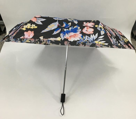 BSCI-Holzgriff-Regenschirm-Durchmesser im Taschenformat 93cm mit rollendem Drucken