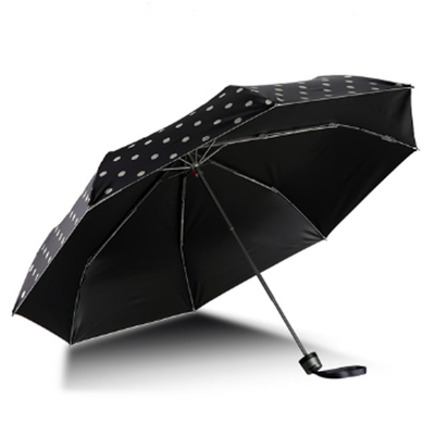 Kundenspezifische 3 faltende Digital, die UVbeschichtungs-windundurchlässigen Regen-Regenschirm drucken