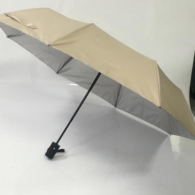 190T Sonnenschutz-Regenschirm der Rohseide-UPF30+ mit UVbeschichtung